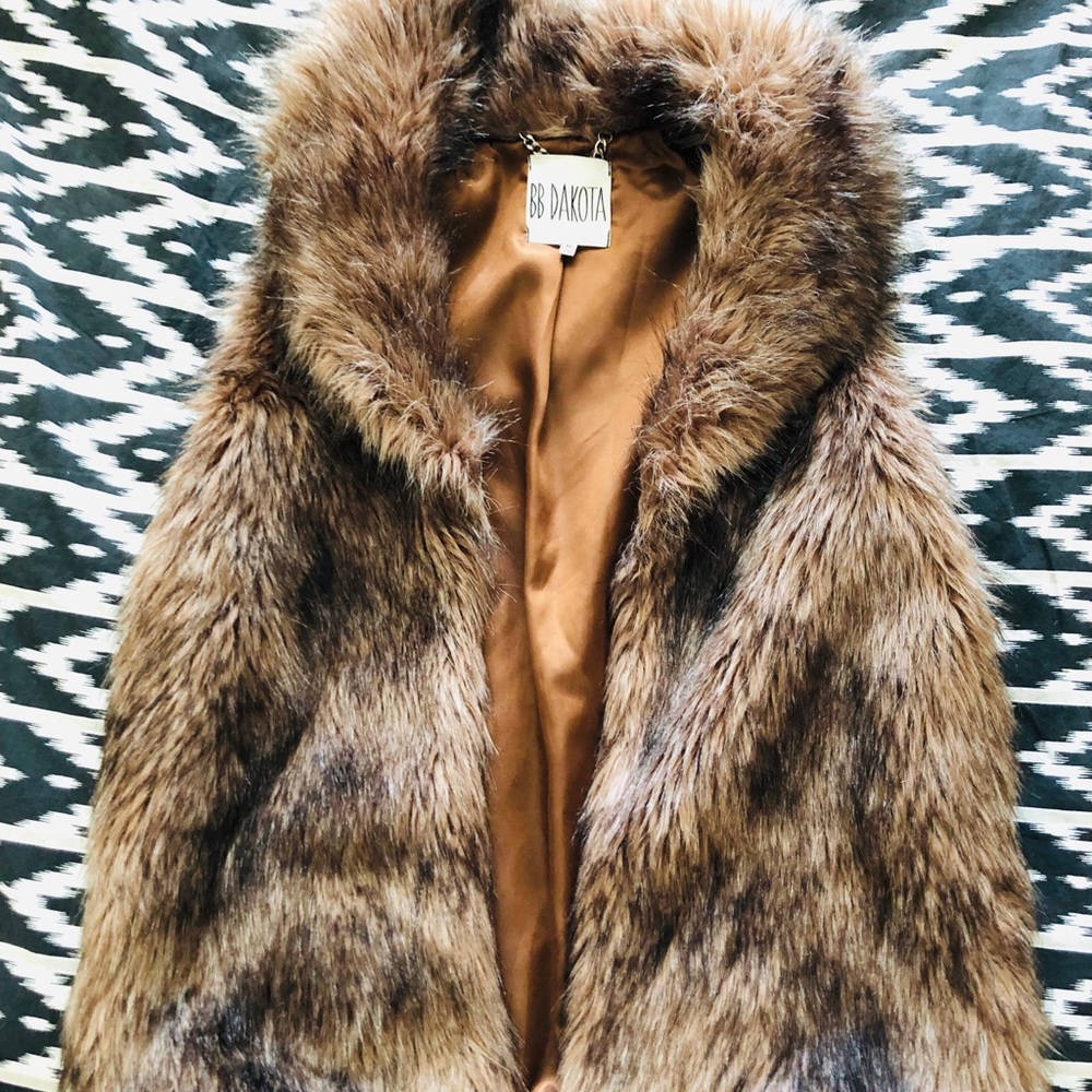 BB Dakota Faux Fur Vest